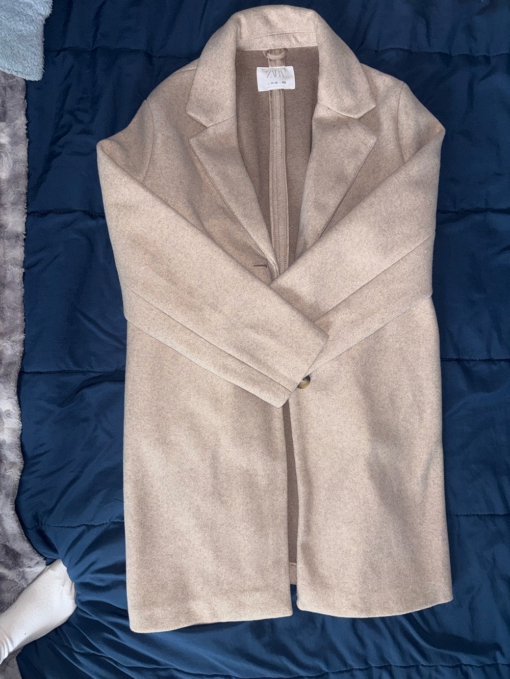 Zara girls jacket with pockets